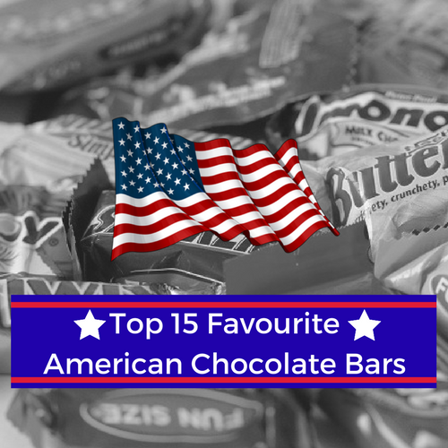 Top 15 Favourite American Chocolate and Candy Bars