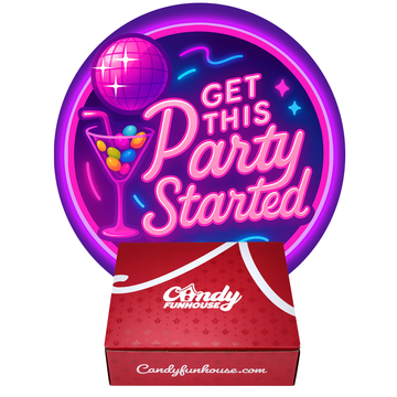 Get This Party Started Candy Funbox™ + Free $10 Gift Card & Tote Bag!