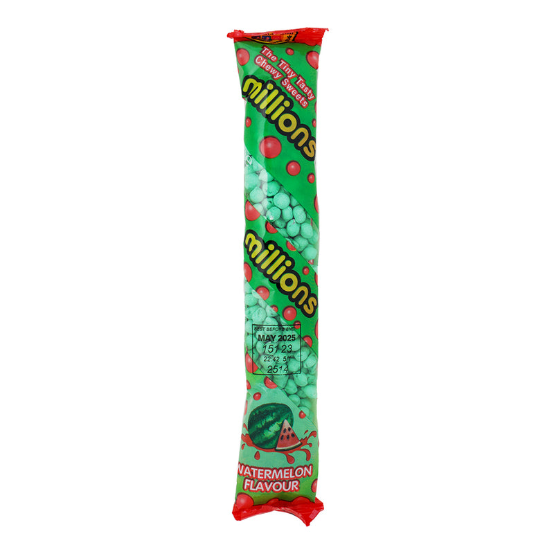 Millions Watermelon - 55g - Millions Candy - British Candy - UK Candy - Watermelon Candy - Watermelon Flavoured Candy - Millions Watermelon