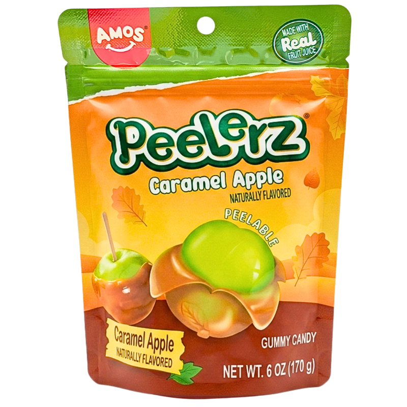 Amos Halloween Peelerz Caramel Apple - 6oz