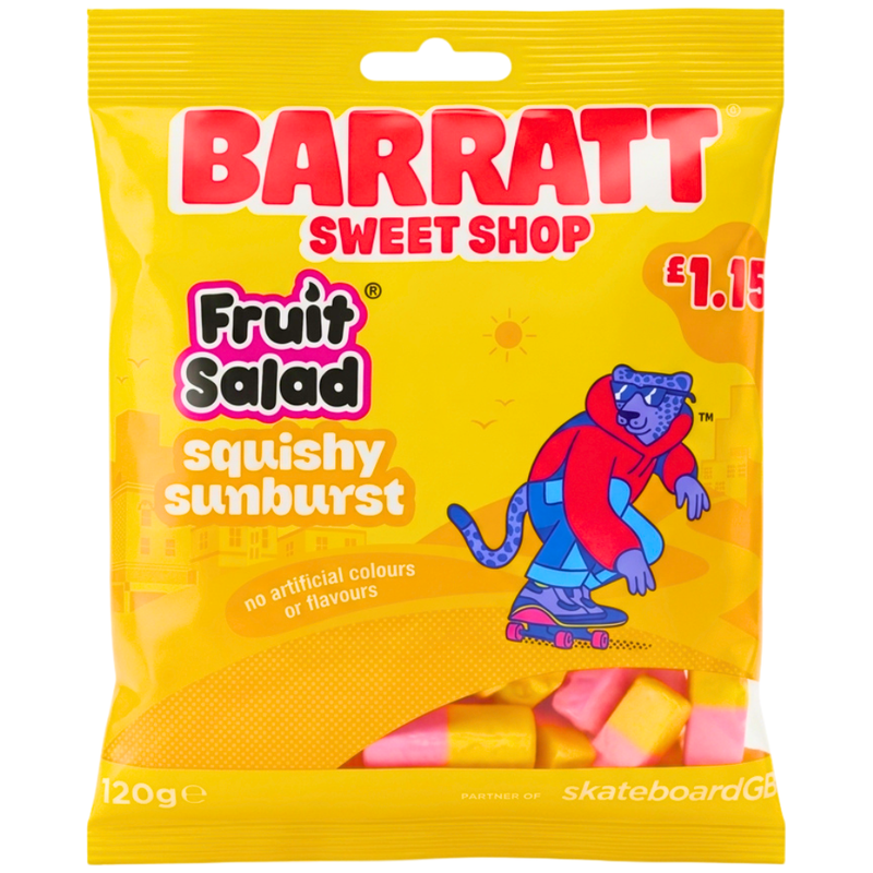 Barratt Fruit Salad Squishy Sunburst (UK) - 120g