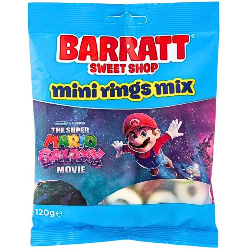 Barratt Super Mario Galaxy Mini Rings Mix (UK) - 120g