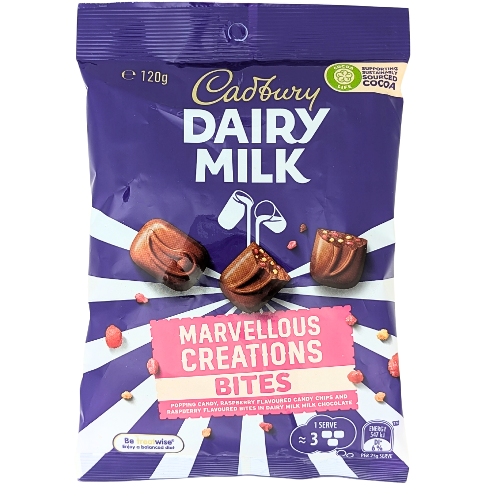 CadburyDM Marvellous Creations Chocolate Bites - 120g | Candy