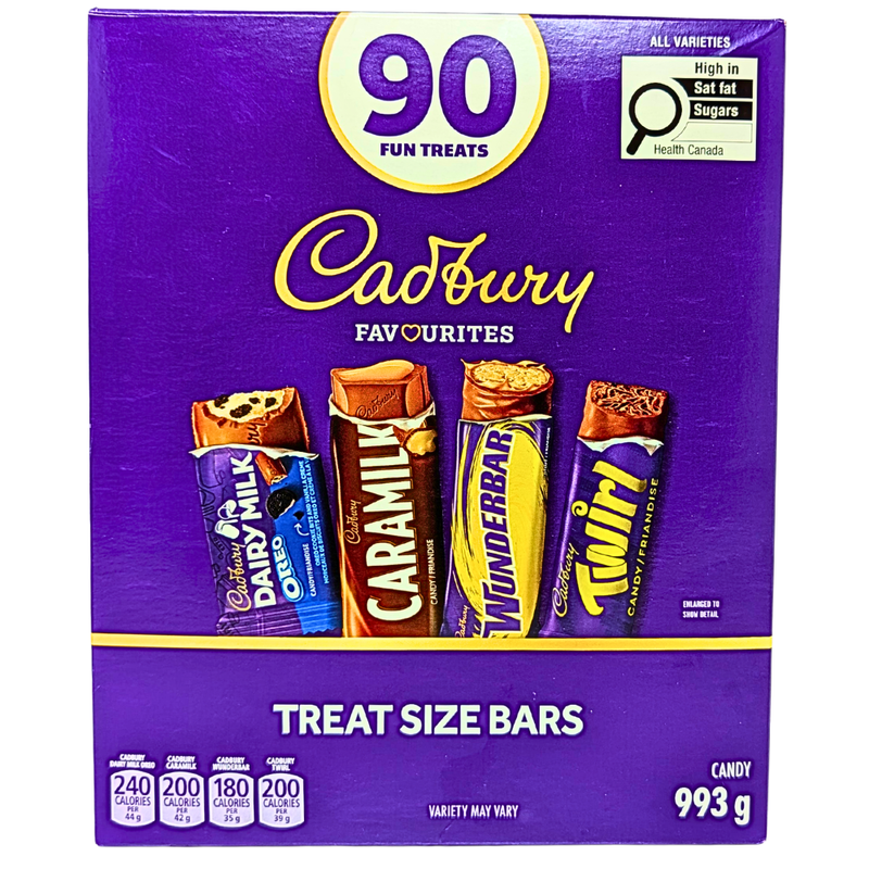 Cadbury Favourites Treat Size - 90ct
