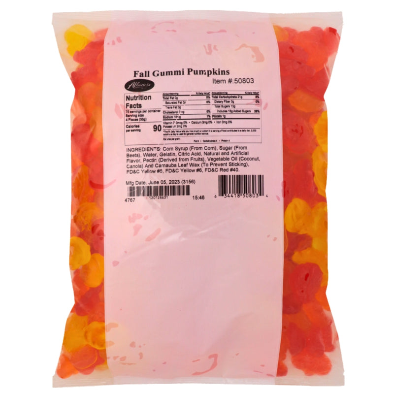 Albanese Pumpkins - Gummy Candy - Bulk Candy - Party Favour - Pumpkin Gummies - Gummy Pumpkin