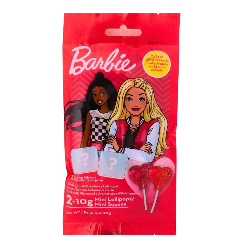Barbie Mini Lollipop - 20g - Barbie - Barbie Candy - Barbie Lollipop