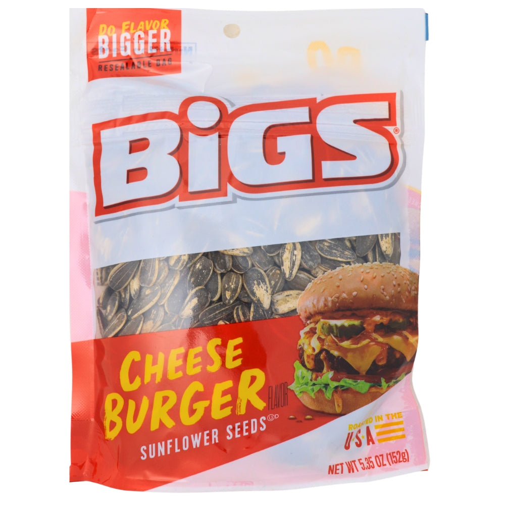 Bigs Cheese Burger Flavour Sunflower Seeds-152 g – Candy Funhouse CA