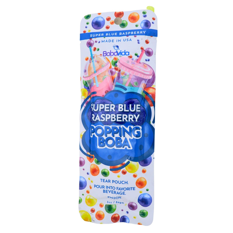 Boba Vida Super Blue Raspberry - 3oz - Boba - Boba Blue Raspberry - Blue Raspberry Drink