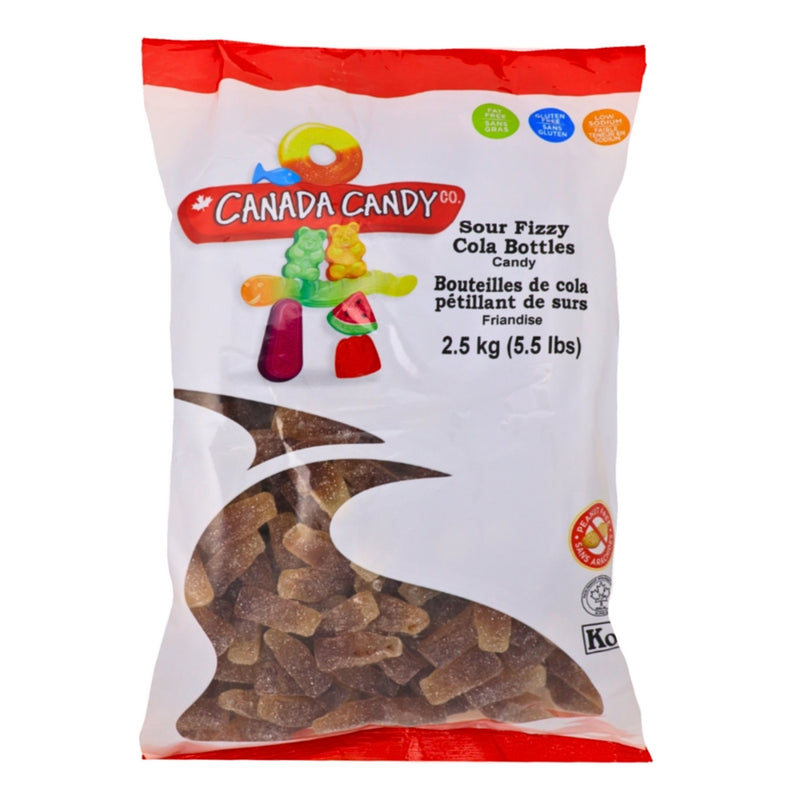 CCC Sour Fizzy Cola Bottles Gummy Candy - 2.5kg