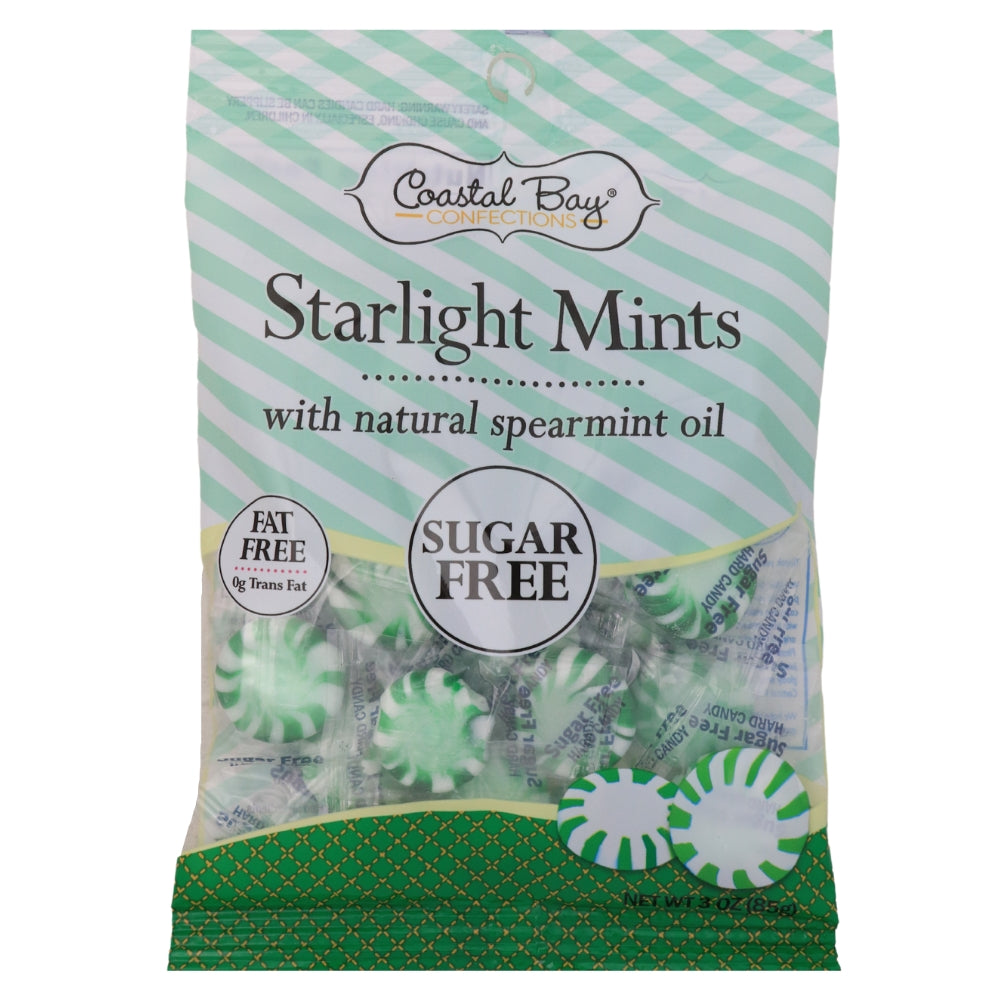 Coastal Bay Sugar Free Starlight Mints 3oz Candy Funhouse Candy