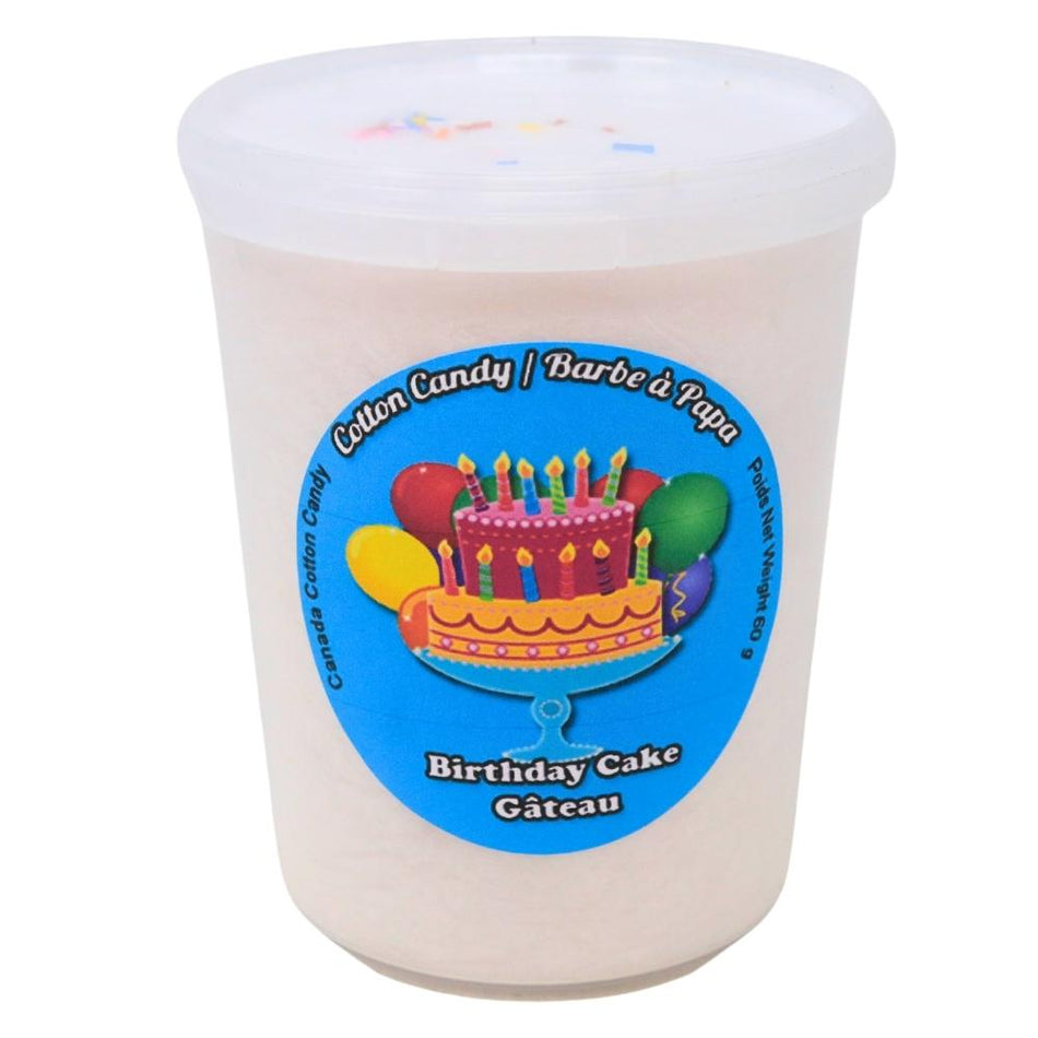 Cotton Candy Birthday Cake  - 60g, cotton candy, cotton candy birthday cake, birthday cake cotton candy