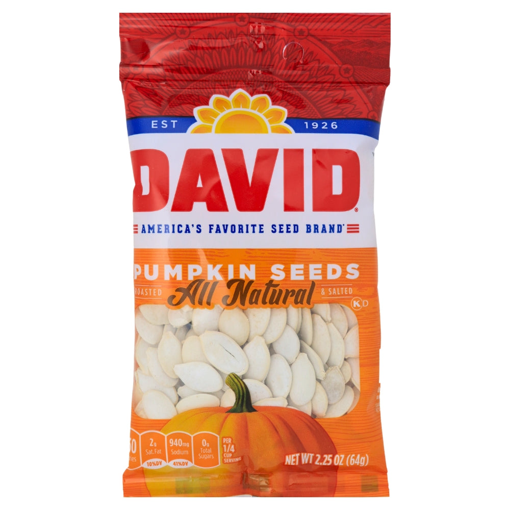 David Pumpkin Seeds All Natural Since 1926 Candy Funhouse CA