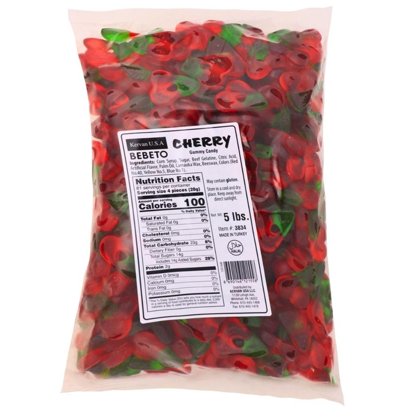 Kervan Cherry - 5lbs Nutrition Facts - Ingredients