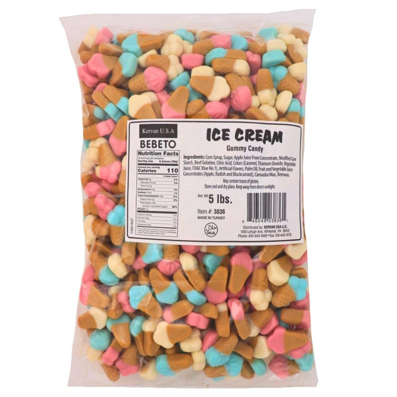 Kervan Ice Cream Gummy Candy-Halal Candy Nutrition Facts - Ingredients