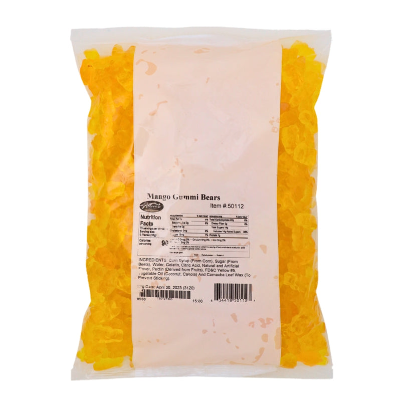 Albanese Gummi Bears-Mango Nutrition Facts Ingredients