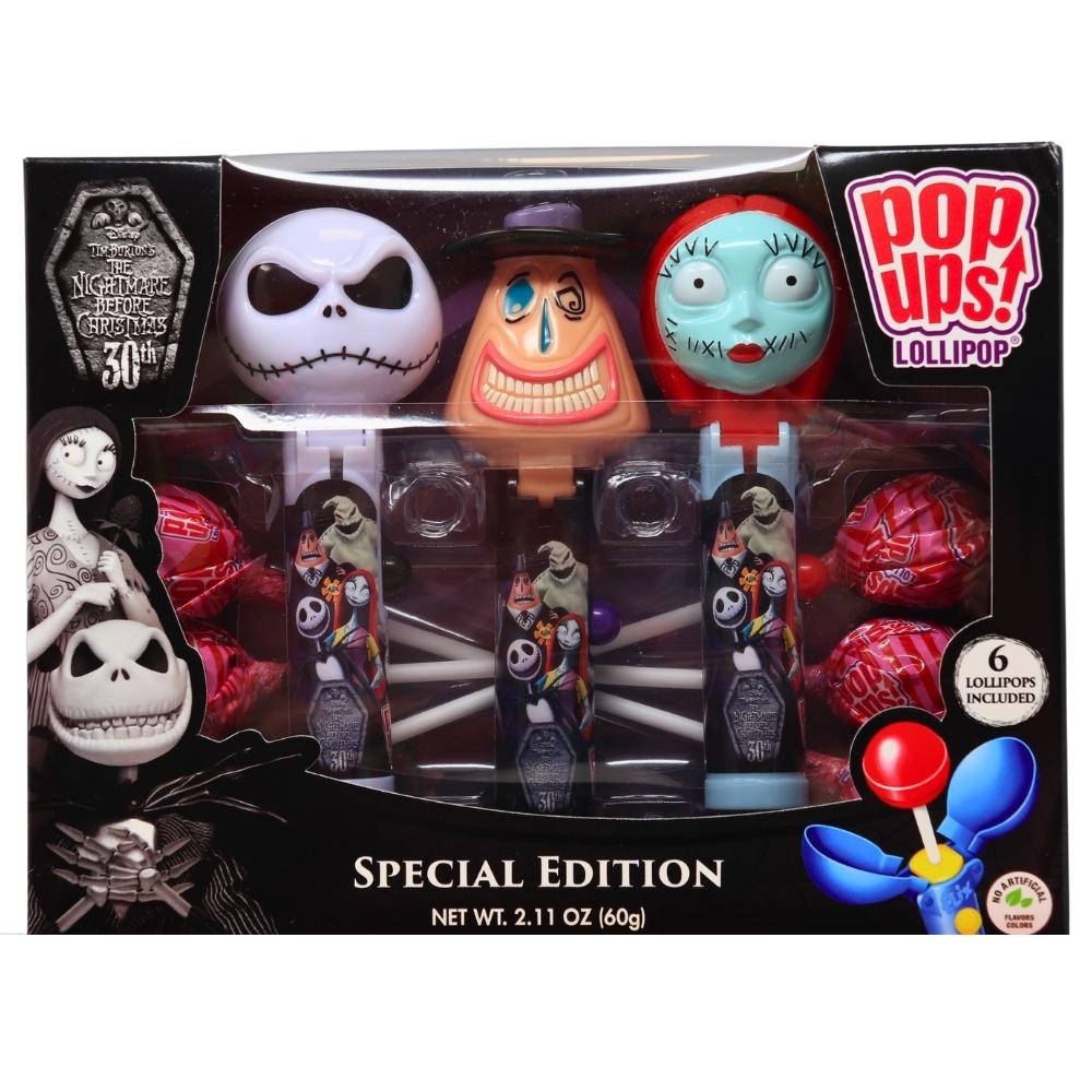 Nightmare Before Christmas Pop Ups 3pk 2.11oz Candy Funhouse Candy Funhouse CA