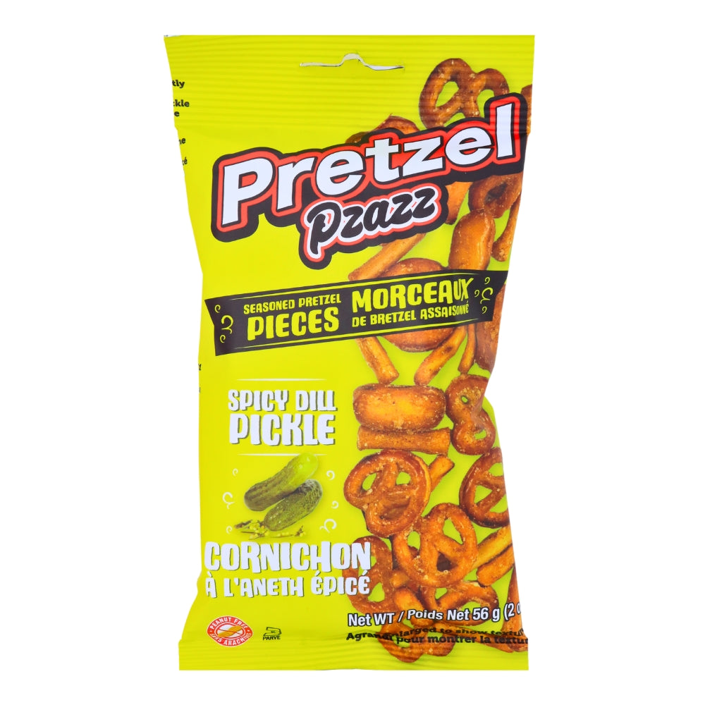 Pretzel Pzazz Dill Pickle 56g Candy Funhouse Candy Funhouse CA