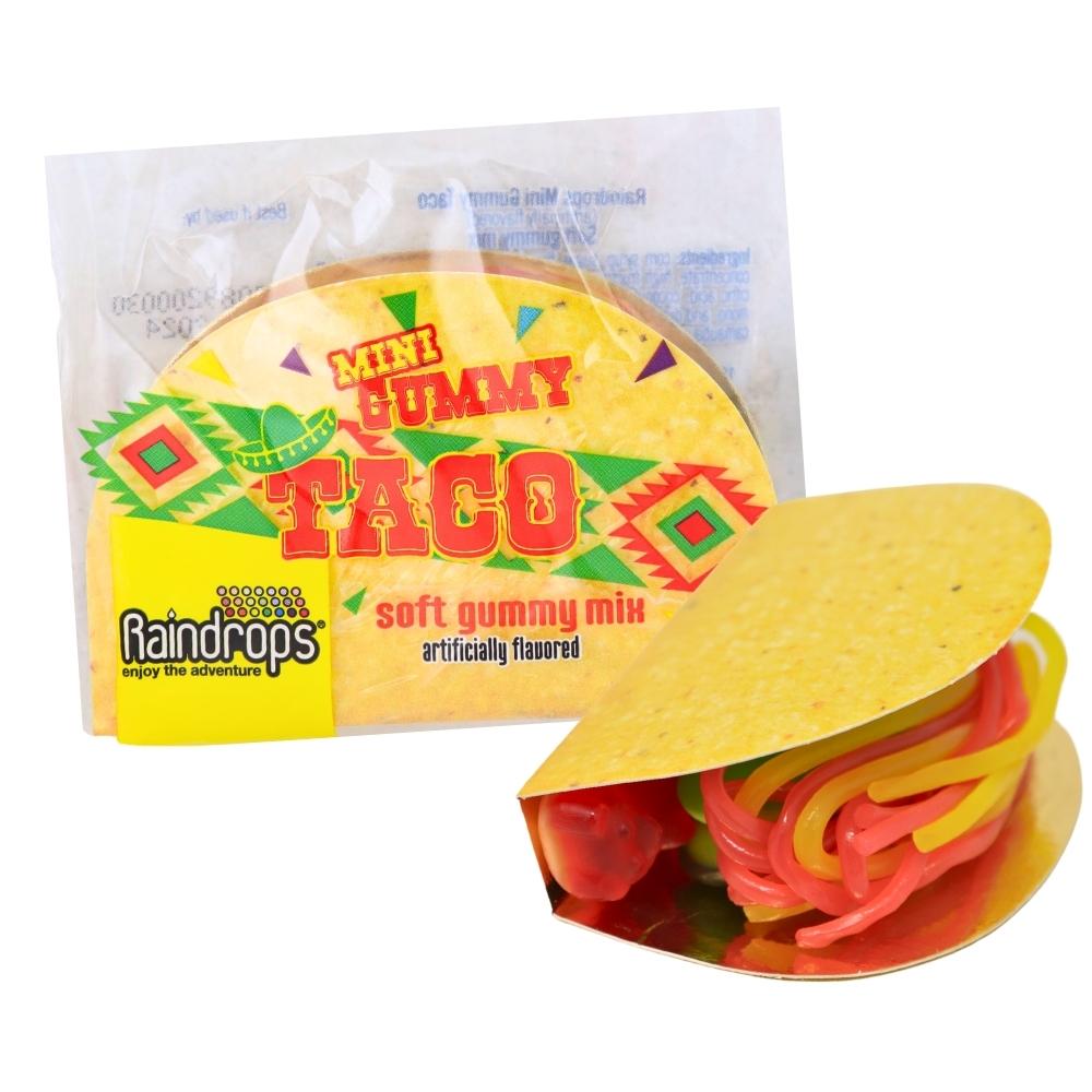 Raindrops Candy Taco Gummy Candy-Candy Funhouse – Candy Funhouse CA