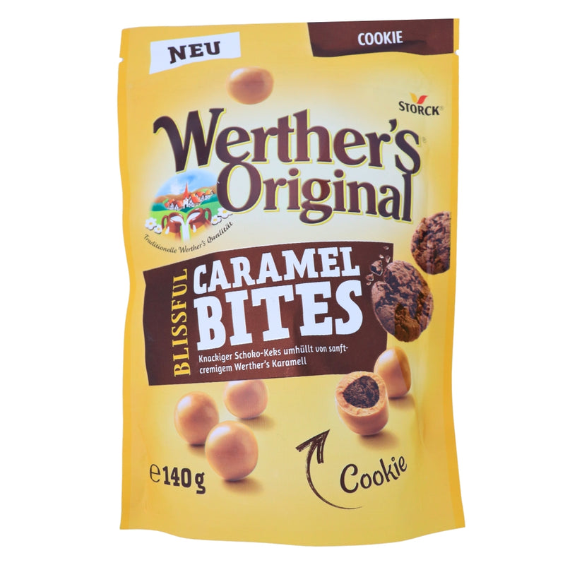 Werthers Original Blissful Caramel Bites Cookies - 140g - Werthers Original - Werthers Original Caramel