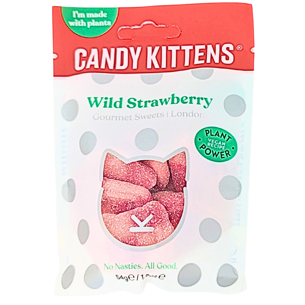Candy Kittens Wild Strawberry (UK) - 54g | Candy Funhouse – Candy
