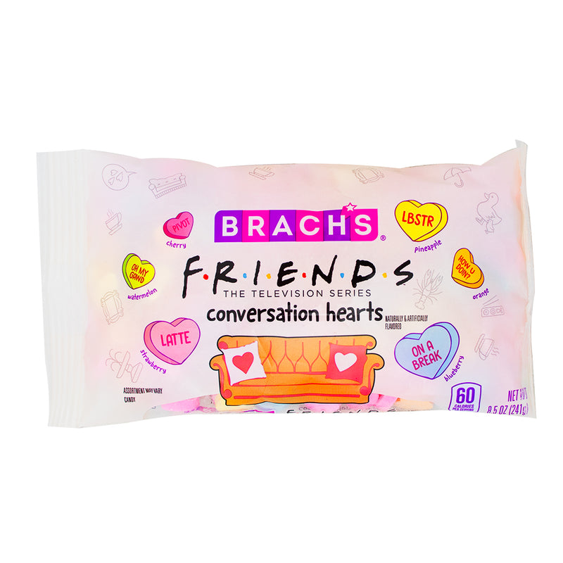 Friends Conversation Hearts - 8.5oz - Friends Conversation Hearts - Valentine's Day Candies - Sweet Talk of Love - Romantic Messages - Heart-Shaped Candies - Love Notes - XOXO Candy - Be Mine Candies - Valentine's Day Treats - Sweet Sentiments