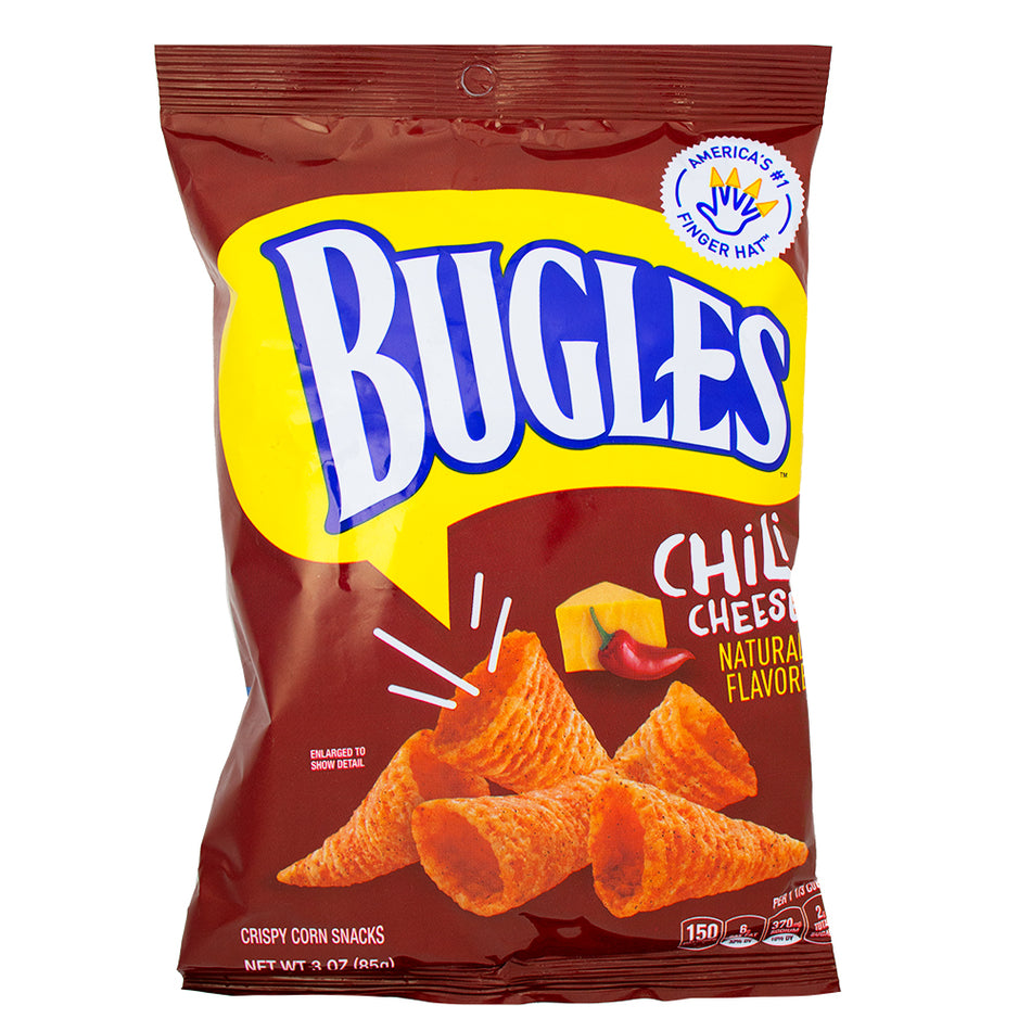 Bugles Chili Cheese - 3oz - Bugles - Snack - Bugles Chips - Chili Cheese Chips - Savoury Snack