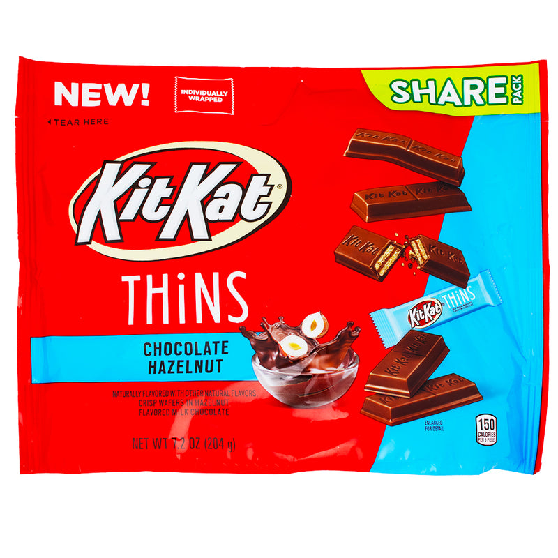 Kit Kat Thins Hazelnut Share Bag - 7.2oz