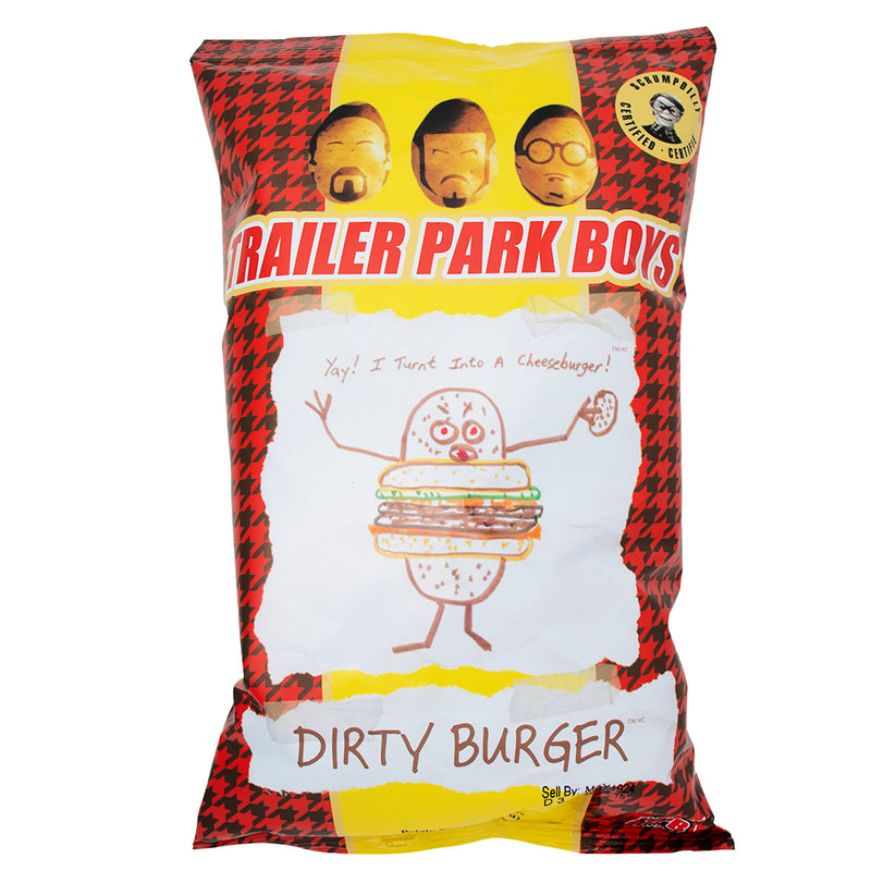Trailer Park Boys Dirty Burger - 3.5oz - Trailer Park Boys - Trailer Park Boys Chips - Savoury Snack - Chip - Potato Chips - Canadian Classic - Canadian Snack - Canadian Candy