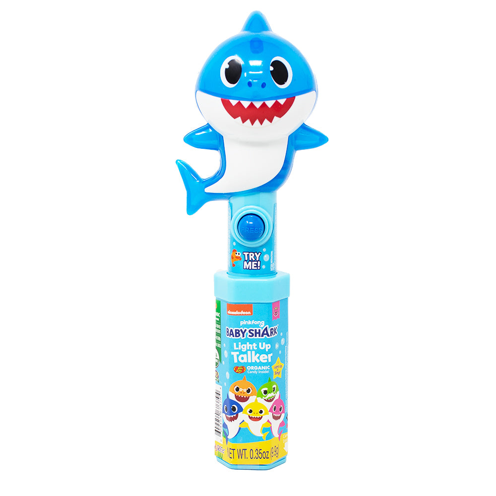 CandyRific Baby Shark Light Up Talker - .35oz  - CandyRific - Baby Shark - Baby Shark Candy - Baby Shark Lyrics
