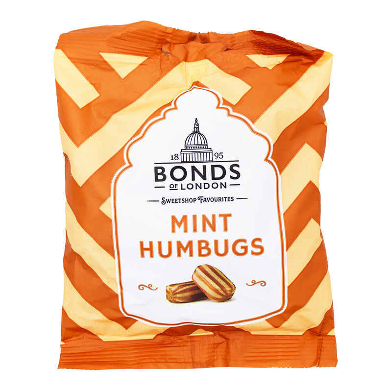 Bonds Mint Humbugs (UK) - 120g - Bonds - Bonds Candy - Bonds Mint Humbugs - British Candy - UK Candy - Classic Candy - Nostalgic Candy