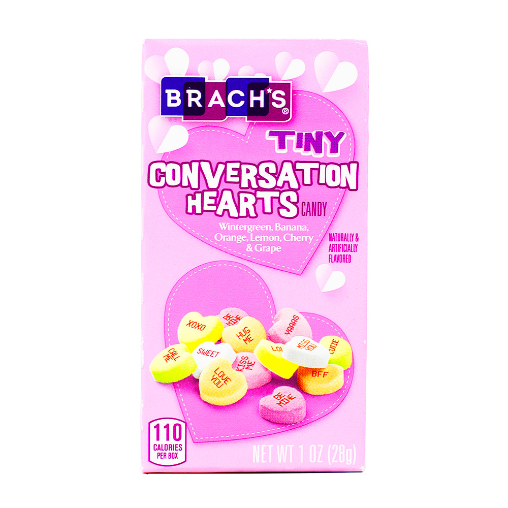 Brachs Candy, Conversation Hearts & Valentine Nerds, Tiny 22 Ea, Non Chocolate  Candy