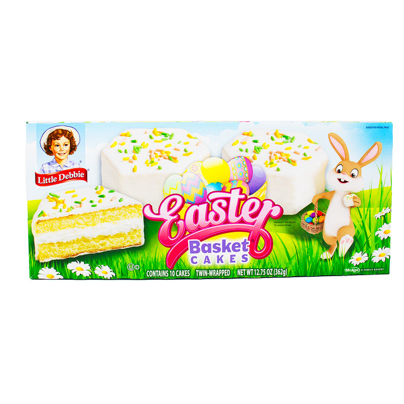 Little Debbie Vanilla Easter Basket Cakes - 340g **BB MAR 23/24**