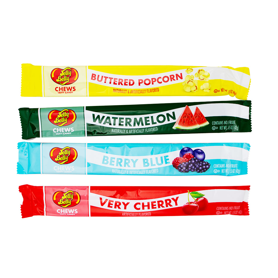 Jelly Belly Chews - 1.5oz - Jelly Belly - Jelly Belly Candy - Jelly Beans - Jelly Belly Chews - Chewy Fruit Candy - Chewy Candy