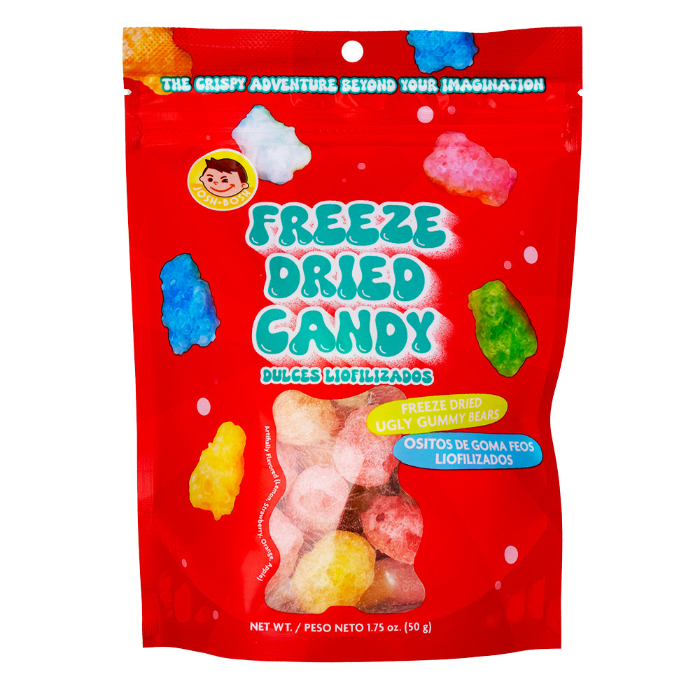 CANDY TUEN ペアチェキ Josh Bosh Freeze Dried Gummy Bear - 1.75oz | Candy Funhouse