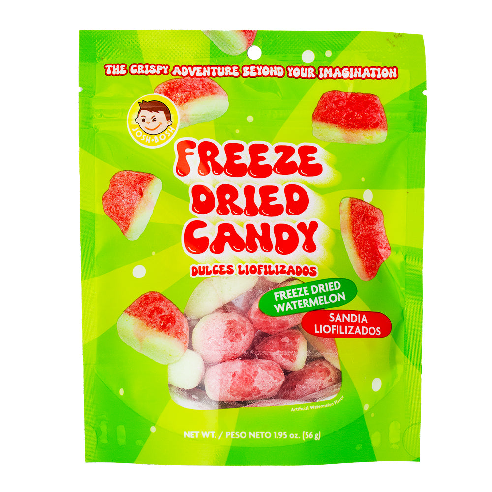 Josh Bosh Freeze Dried Watermelon - 1.95oz | Candy Funhouse