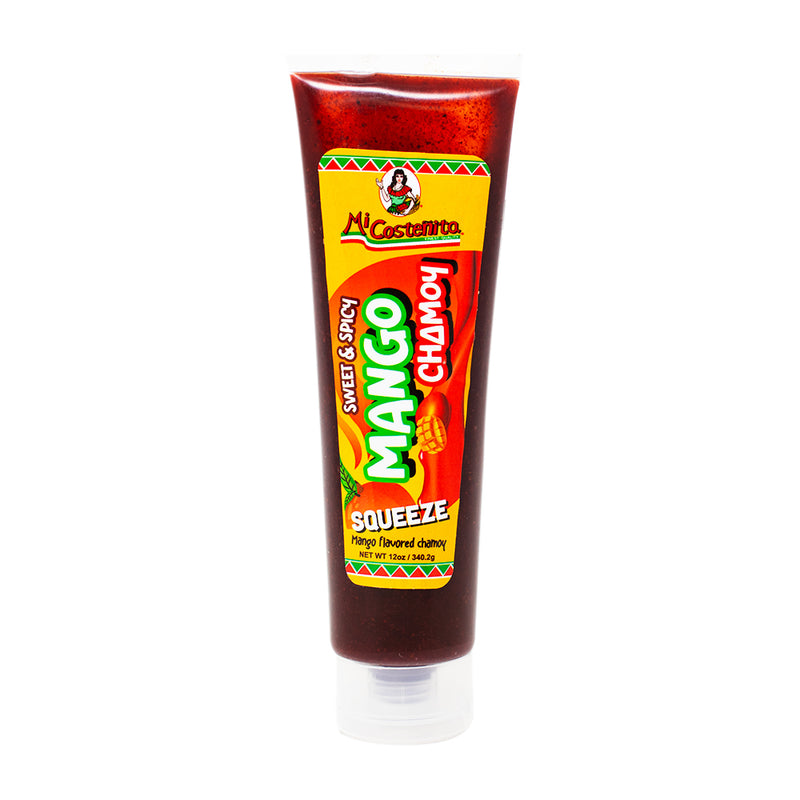 Mi Costenita Sweet & Spicy Mango Chamoy Sauce - 12oz - - Chamoy Candy - Chamoy - Chamoy Sauce - Mango Candy - Mi Costenita - Mi Costenita Sweet & Spicy Mango Chamoy Sauce - Sweet and Spicy