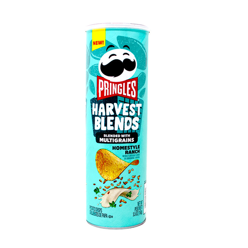 Pringles Harvest Blends Homestyle Ranch - 5.5oz - Pringles - Pringles Chips - Potato Chips - Chips - Pringles Harvest Blends - Savoury Snacks - Ranch potato chips