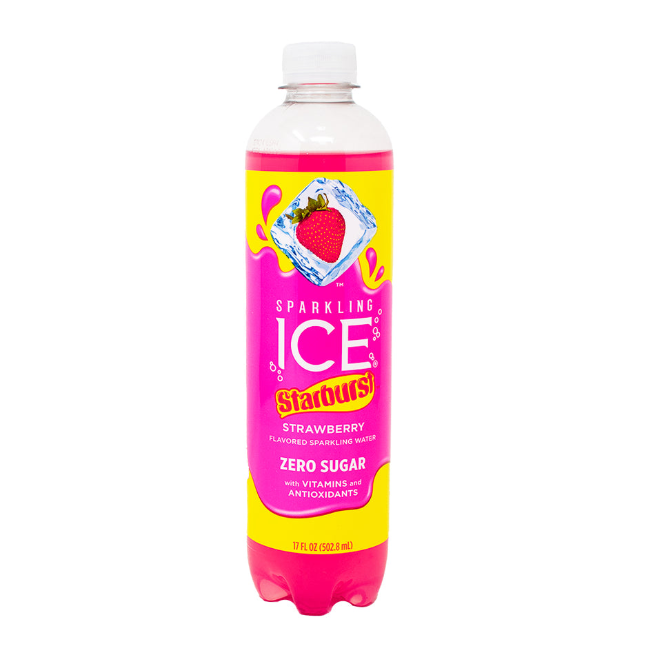 Sparkling Ice Starburst Strawberry Zero Sugar - 502.8mL