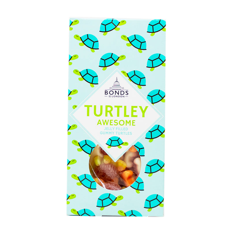 Bonds Gift Box Turtley Awesome (UK) - 140g - Bonds Turtley Awesome Gift Box - Whimsical Valentine's Day Treats - Romantic Candy Ensemble - Love-themed Sweet Delights - Sweetheart's Candy Gift - Bonds Candy UK - Gourmet Turtle-inspired Candies - Unique Valentine's Day Sweets - Heartfelt Candy Collection - Bonds Sweet Moments Box - UK Candy - British Candy