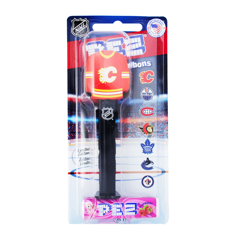Pez NHL Jersey Flames - PEZ - PEZ Candy - PEZ Dispenser - NHL Candy - NHL Jersey - PEZ Dispensers - Candy PEZ Dispensers - PEZ Candy Dispenser - PEZ Dispenser Canada