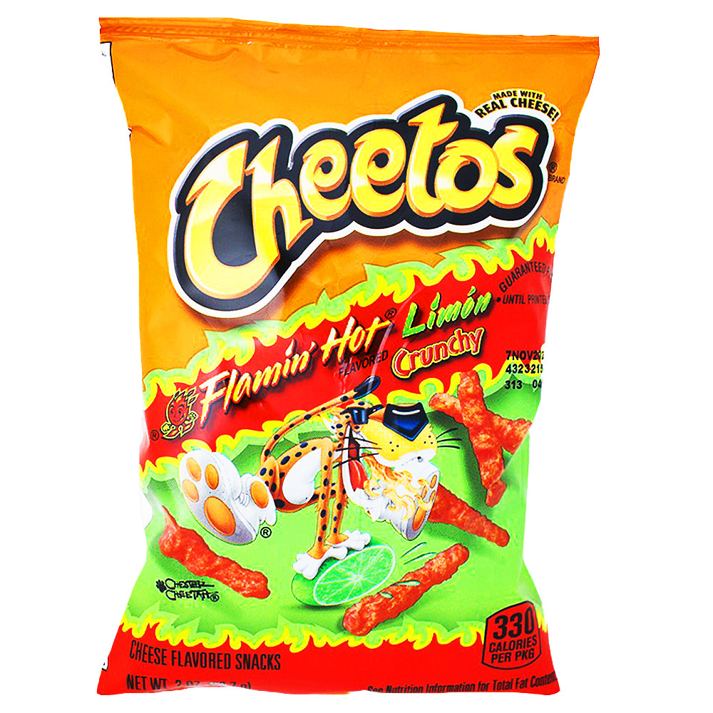 Cheetos Flamin' Hot Limon Crunchy Snacks Size 2oz Candy Funhouse –  Candy Funhouse CA