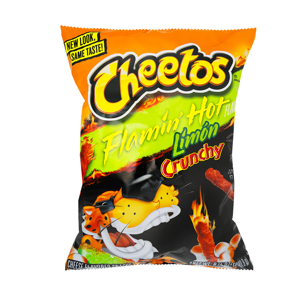 Cheetos Flamin' Hot Limón Crunchy | Chips | Candy Funhouse – Candy Funhouse  CA