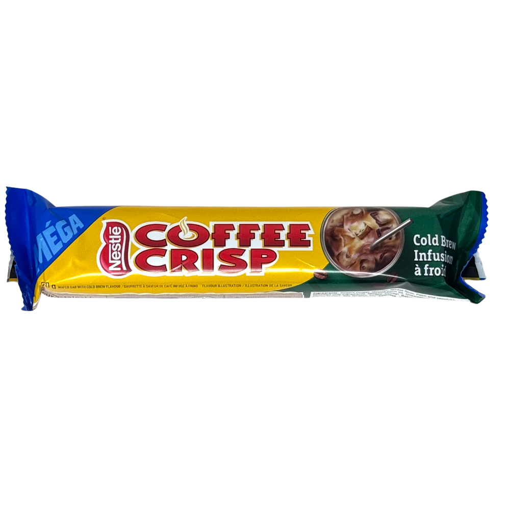 Coffee Crisp Mega Cold Brew - 70g | Candy Funhouse – Candy Funhouse CA