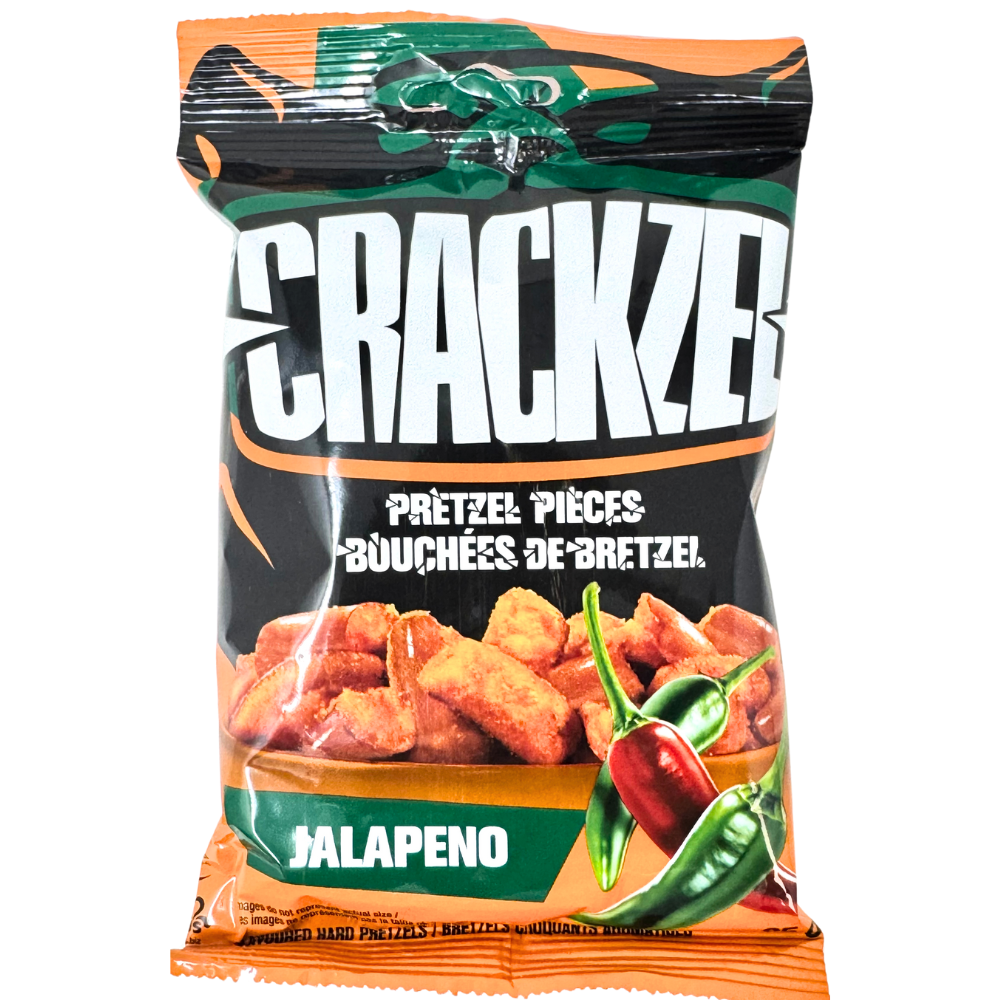 Crackzel Jalapeno Pretzel Pieces - 85g | Candy Funhouse – Candy