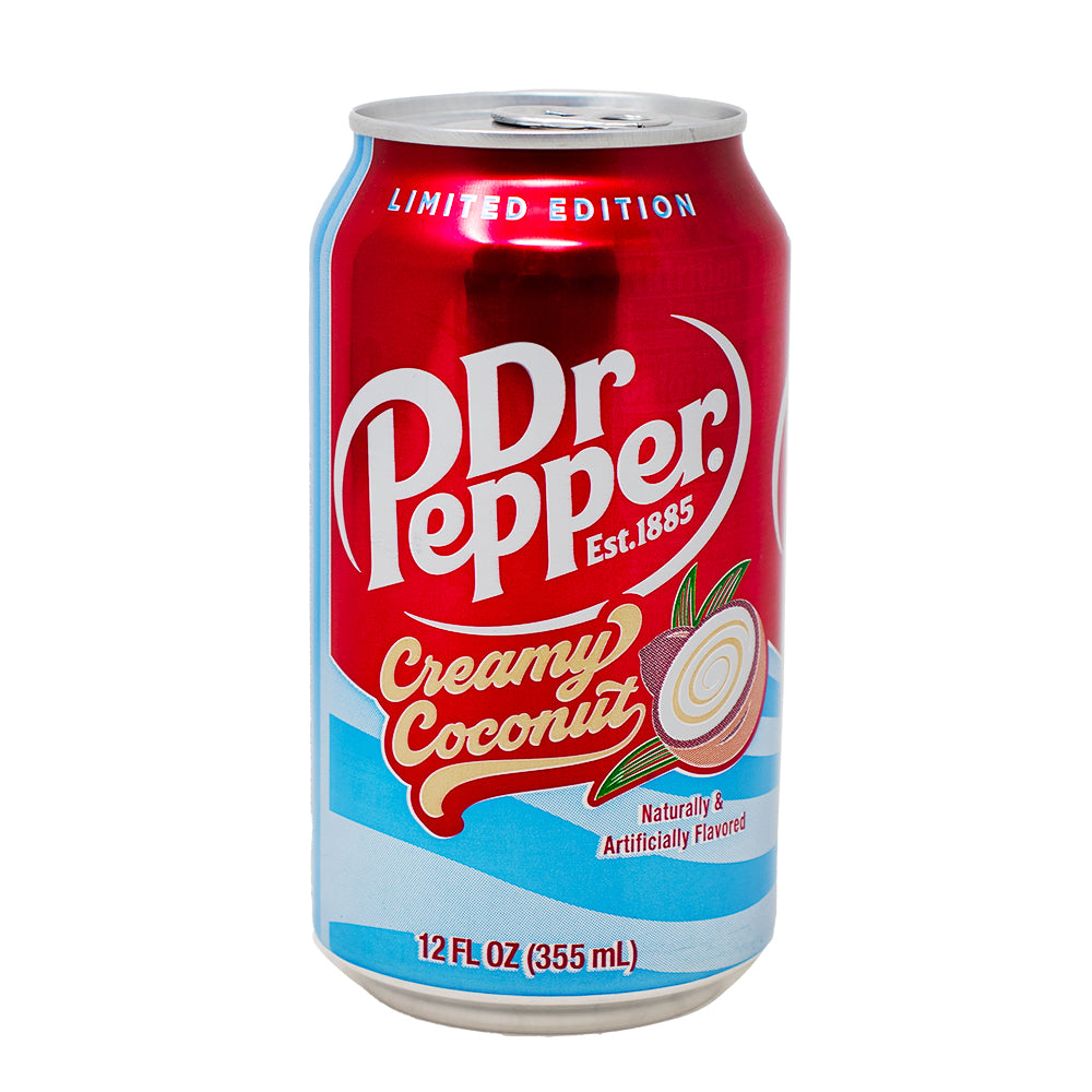 Dr Pepper Creamy Coconut Limited Edition 355mL Candy Funhouse