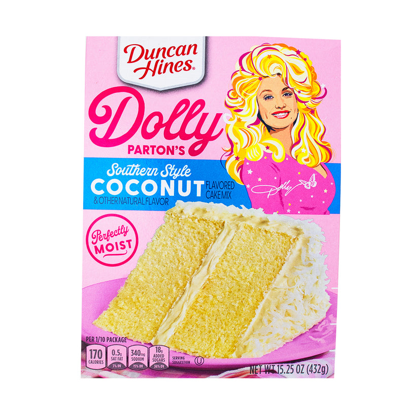 Dolly Parton Coconut Cake Mix - 15.25oz - Dolly Parton - Dolly Parton Cake - Duncan Hines - Dolly Parton Coconut Cake Mix