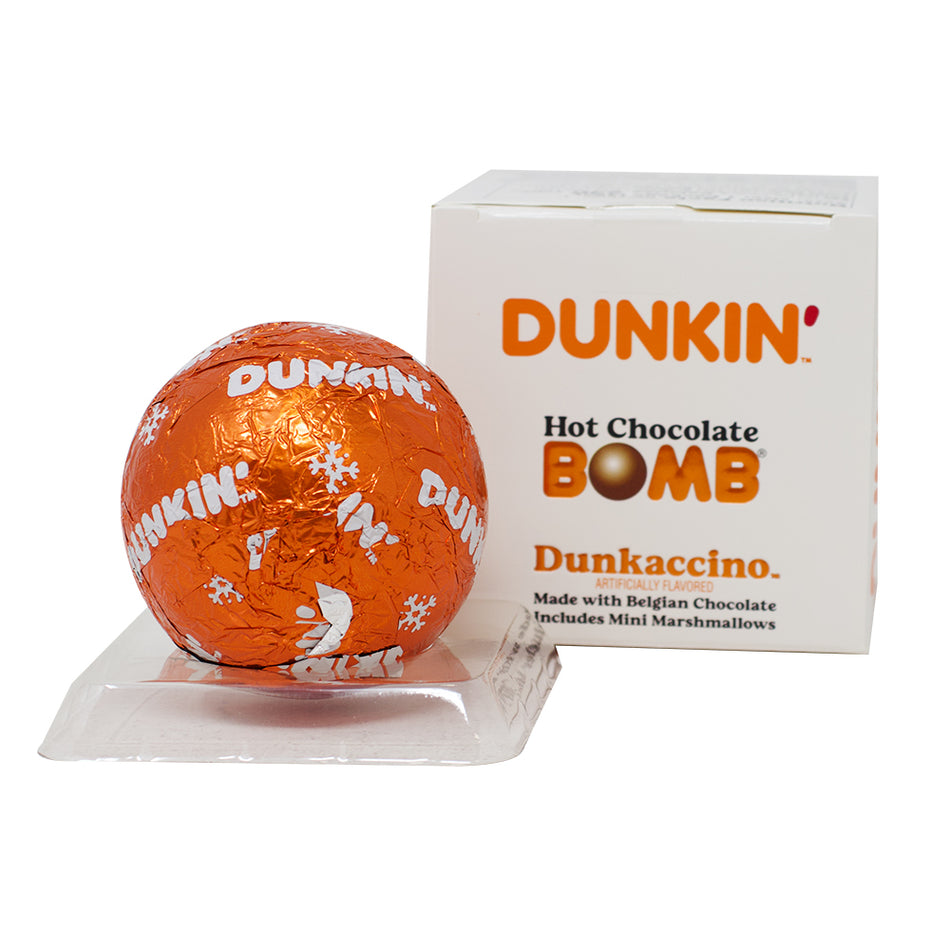 Frankford Dunkin' Dunkaccino Hot Chocolate Bomb- 1.6oz - Secret Santa - Stocking Stuffer - Hot Chocolate Bomb - Dunkin Donuts