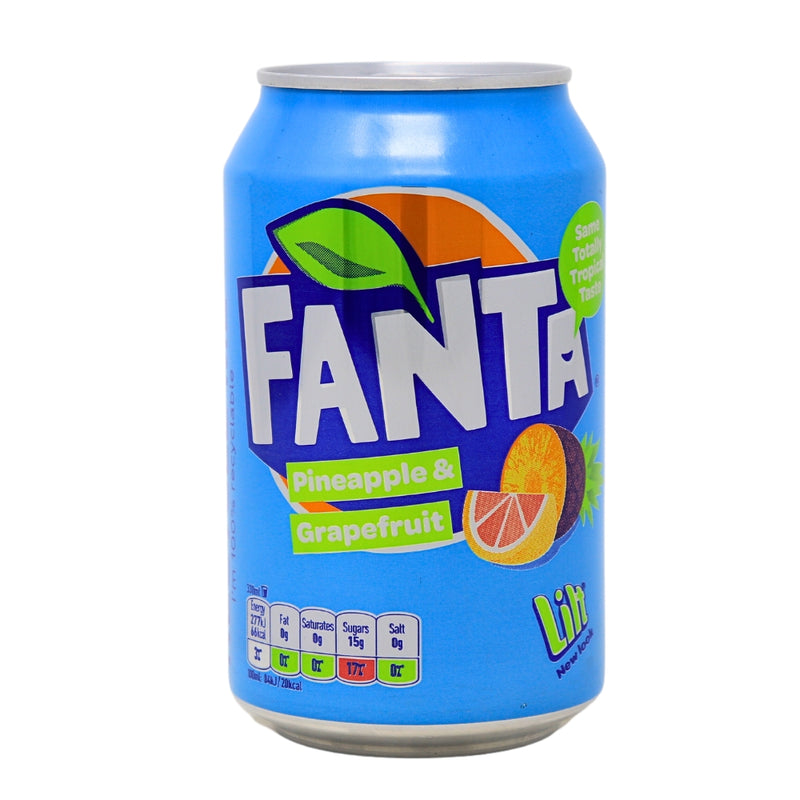 Fanta Pineapple & Grapefruit - 330mL - Fanta Pineapple & Grapefruit - Tropical Tango - Citrusy Punch - Fizzy Fiesta - Exotic Paradise - Bold Flavours - Beachside Getaway - Refreshing Burst - Summer BBQ - Tropical Bliss