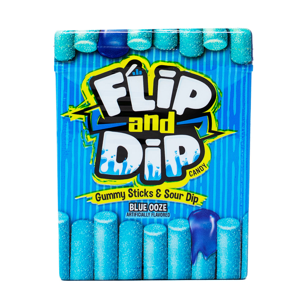 Candy Flip and Dip Gumy Sticks & Sour Dip - 3.4oz - Flip and Dip Candy - Sour Candy - Gummy Candy - Gummy - Gummies - Gummy Sticks - Sour Dip - Flip and Dip Gummy Sticks & Sour Dip
