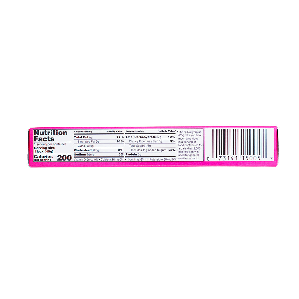 Pocky Sticks Strawberry - 40g (Indonesia)  Nutrition Facts Ingredients